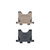 RailScales Scout Pro Halftop™ Mounts in Carbon Black® & Terra Bronze®
