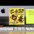 RailScales® Desk Doodle Post-It Premium PVC Matte Vinyl Sticker | Apple 27" iMac, Apple Magic Keyboard