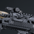 RailScales HardTrack ™ MLOK Pic Rail Mount in Carbon Black®, HTP® MLOK MiniDot Scales, QTR-LT Stop | Sig Sauer RSAR RSAR999 7.75" 5.56 SBR, Surefire M300V Mini Scout Light w/ CSP-07 Switch.