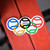 RailScales® 5 Ring Circus Premium PVC Matte Vinyl Sticker
