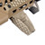 RailScales® Anchor-P™ Polymer M-LOK Angled Grip in FDE, QTR-LT™ Stop, HTP® MLOK Scales (Honeycomb, FDE, 2.5-Slot) | Sig Sauer 6.75" 300BLK MCX-Rattler LT SBR w/ SLX762-QD Suppressor, EOTech OGL LAM w/ Unity Tactical ModButton Lite (Laser/Crane).