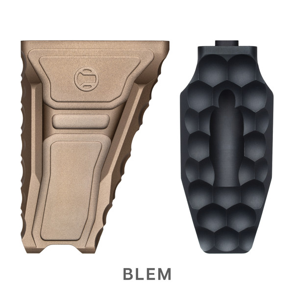 RailScales Blem Anchor® M-LOK VFG in Terra Bronze® and Carbon Black®