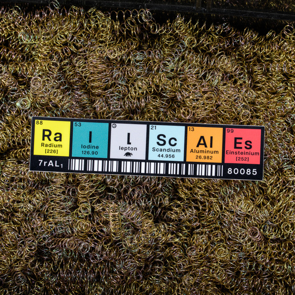 RailScales® Fundamental Elements Premium PVC Matte Vinyl Sticker