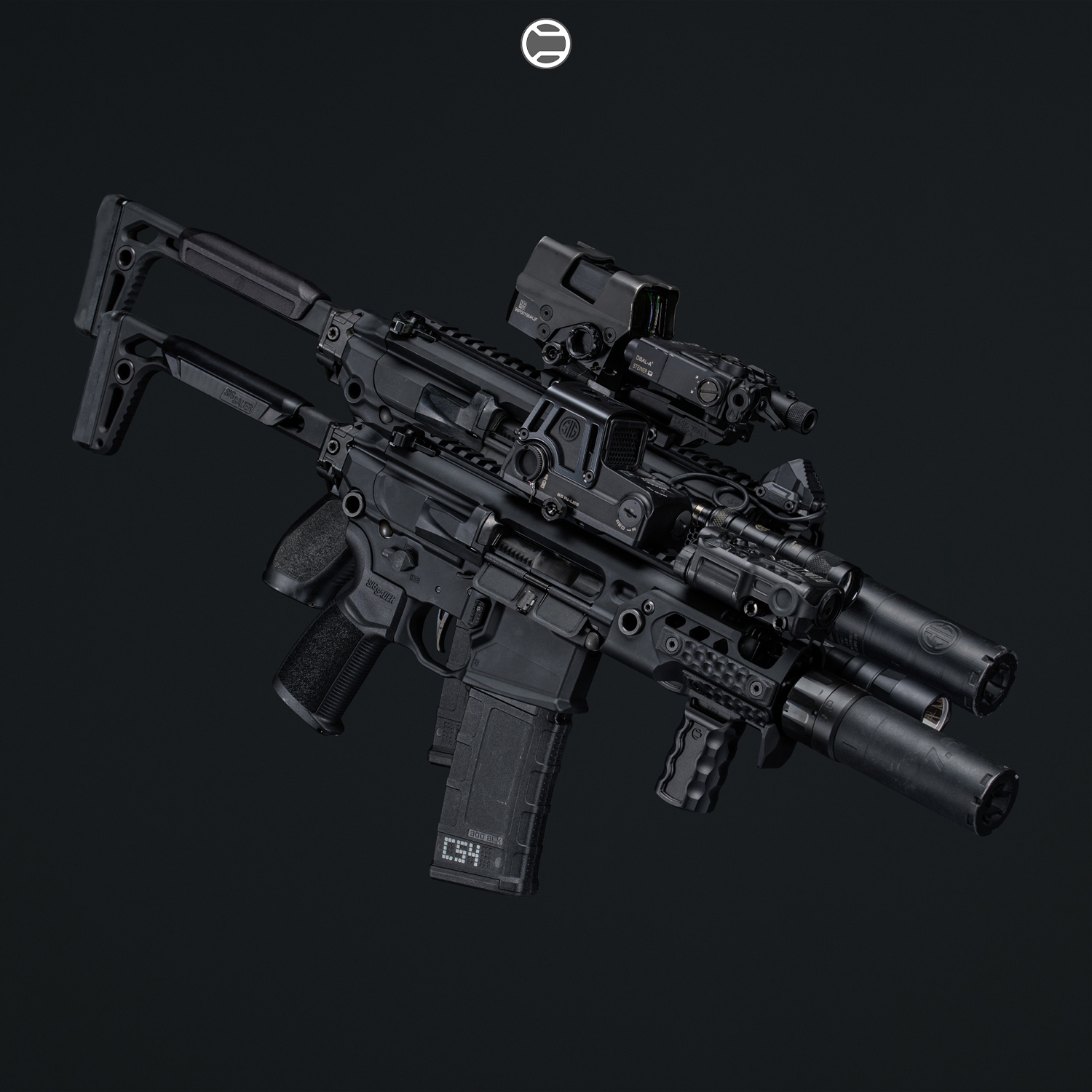 SIG MCXハンドガード RATTLER LOW PROFILE 300B-5 Sig Sauer MCX Low Profile M-Lok Handguard, 5｜BB弾