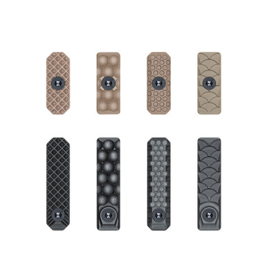 Wedgelok Nylon Lot 4 Protecteurs Rail Mlock SBGJMY - Nylon ABS Haute Qualité - Pour Système Garde-mains - Noir Protections Rail MLOK
