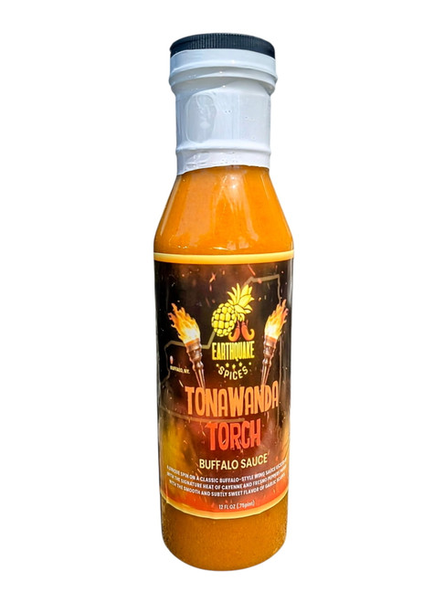 A unique spin on a classic "Buffalo-style" wing sauce kicked up with the signature heat of Cayenne and Fresno peppers paired with the smooth and subtly sweet flavor of garlic scapes