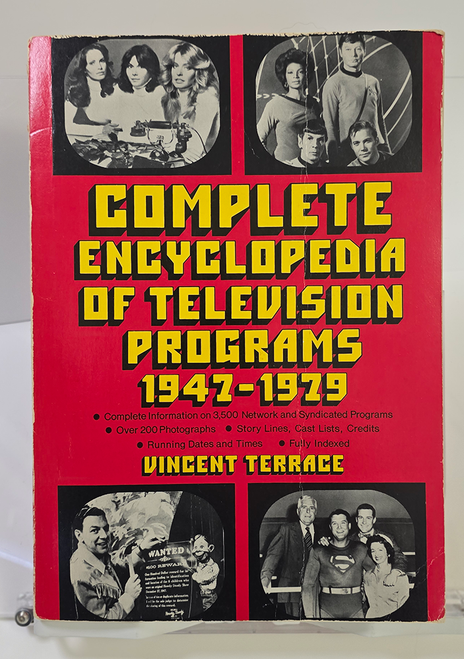 Complete Encyclopedia of Television Programs 1947-1979, used television reference guide by Vincent Terrace