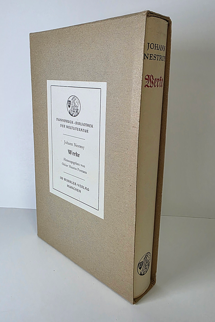 Werke by Johann Nestroy - German Language Edition