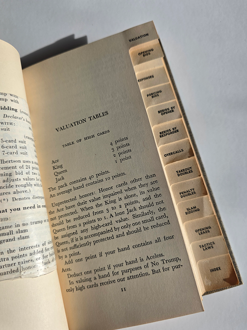 Contract Bridge in a Nutshell by Charles H. Goren, used vintage card playing book for sale