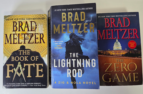 Bundle- Three Brad Meltzer Thrillers: The Zero Game, Lightning Rod, and The Book of Fate