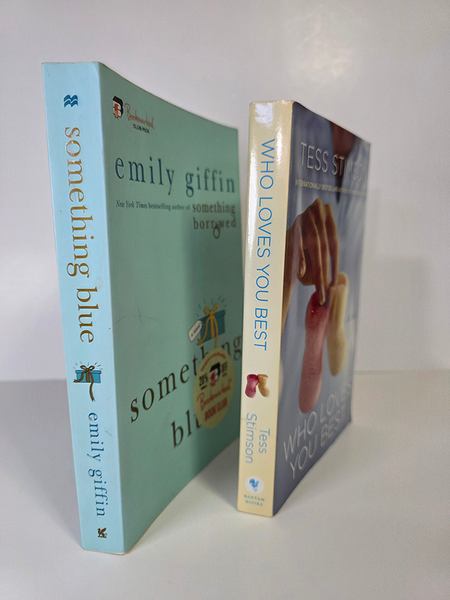 Bundle: Something Blue by Emily Griffin and Who Loves You by Tess Stimson