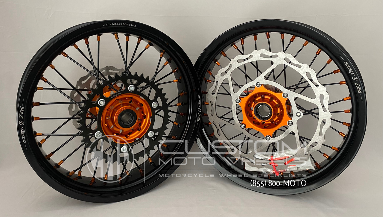 Warp 9 Supermoto Wheels KTM Ready to Ship! | Custom Moto Wheels