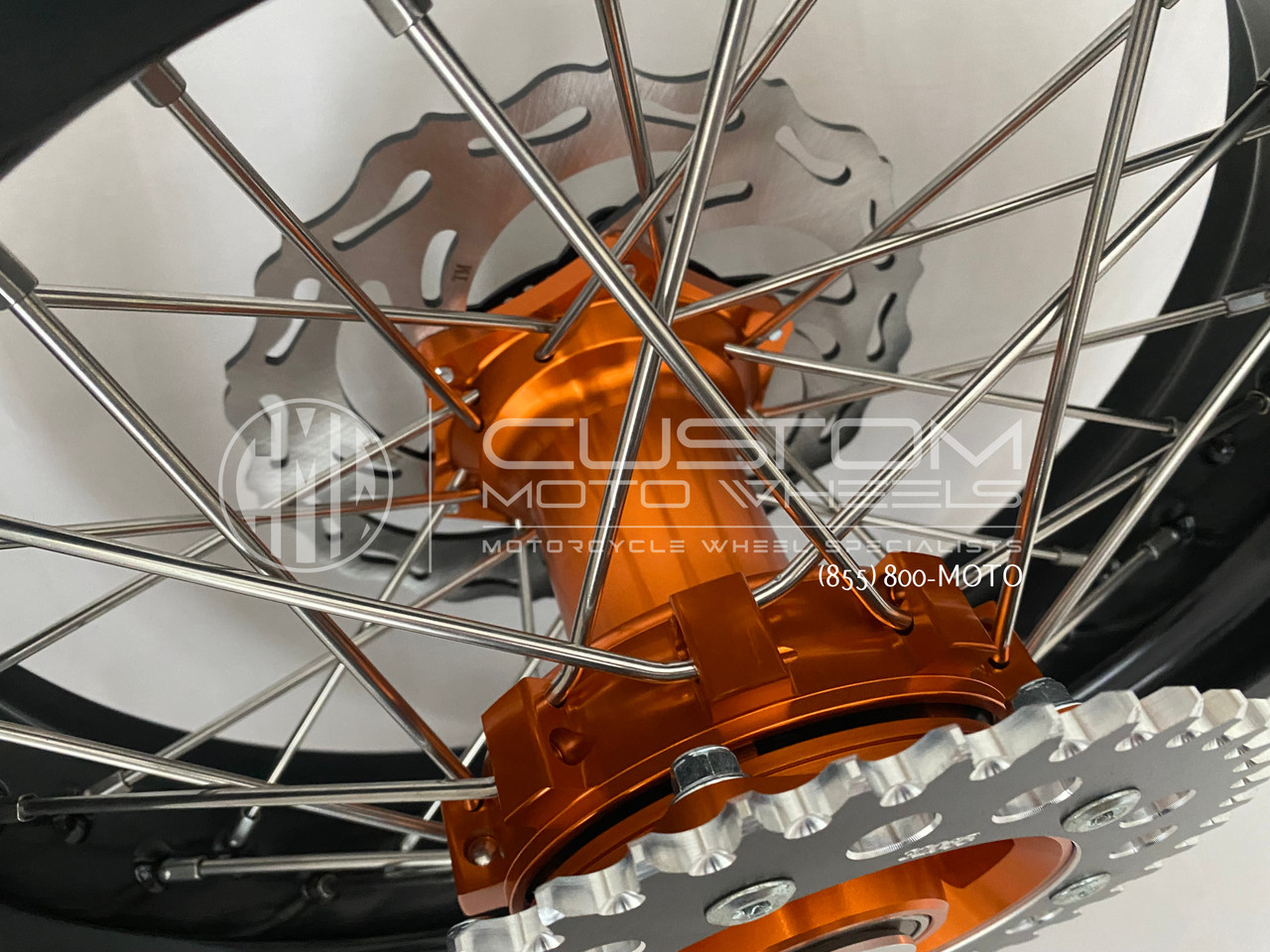 Warp 9 KTM 690 Enduro Rear Supermoto Wheel | Custom Moto Wheels