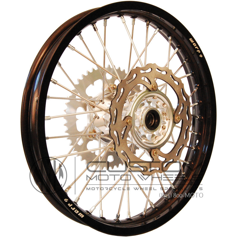 Warp 9 Off-road Rear Wheel | Custom Moto Wheels