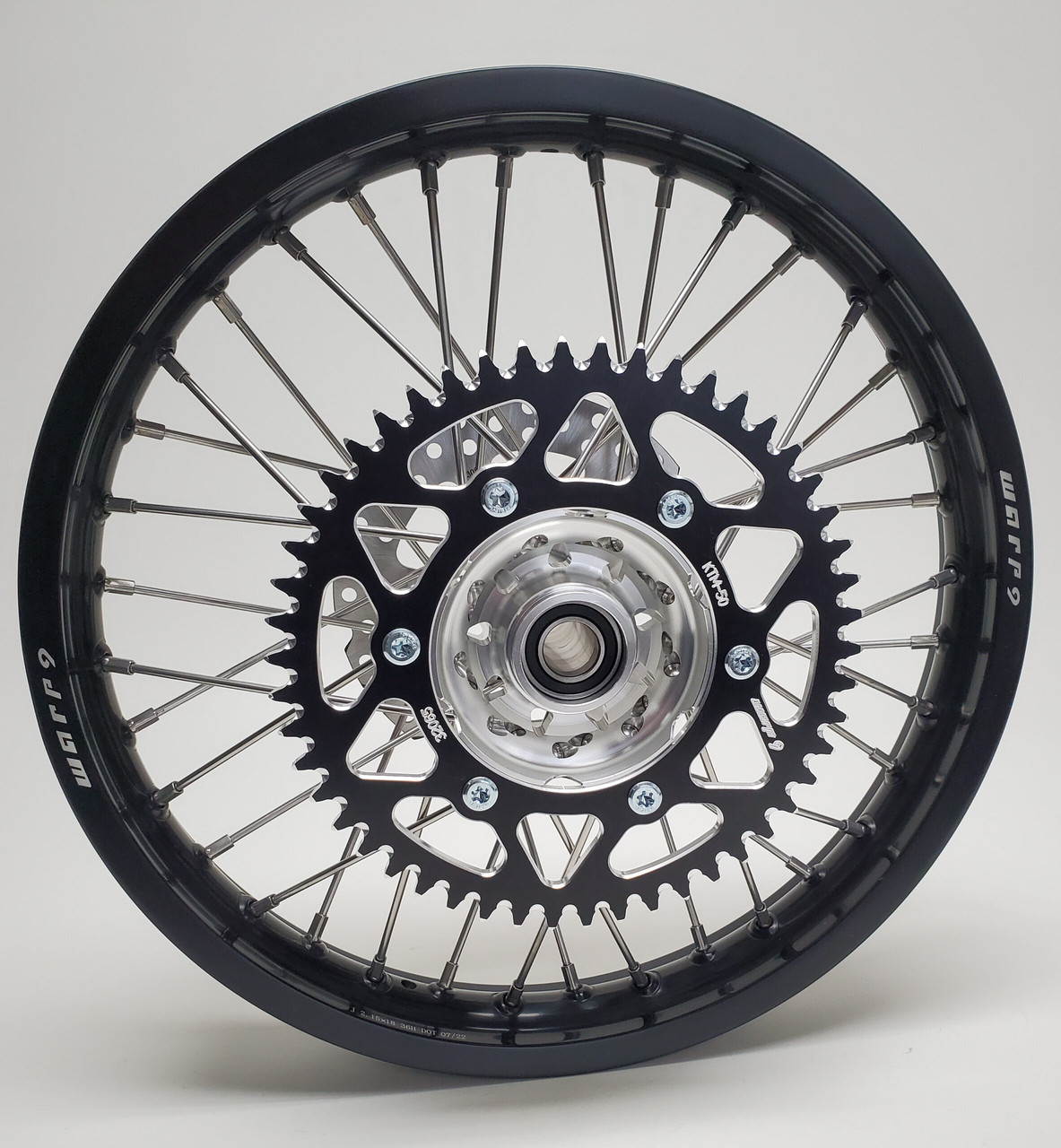 Warp9 MX Pre-Built KTM Rear Wheel | Custom Moto Wheels