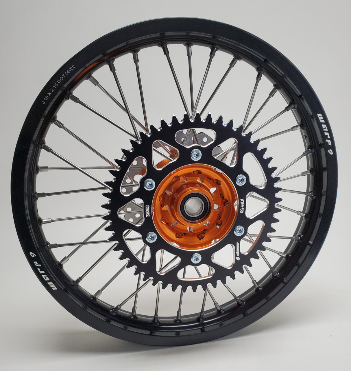 Warp9 MX Pre-Built KTM Rear Wheel | Custom Moto Wheels