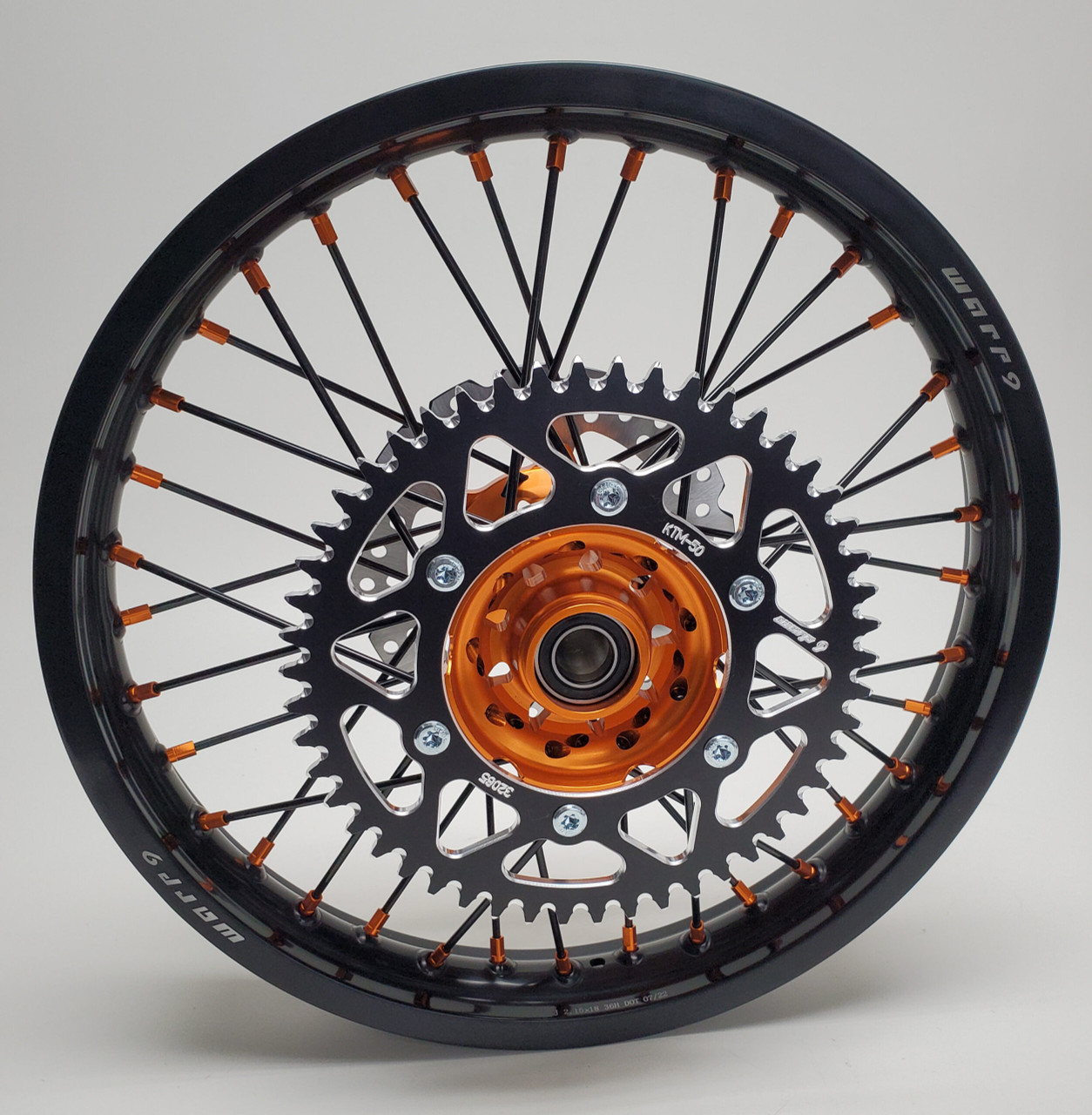 Warp9 MX Pre-Built KTM Rear Wheel | Custom Moto Wheels