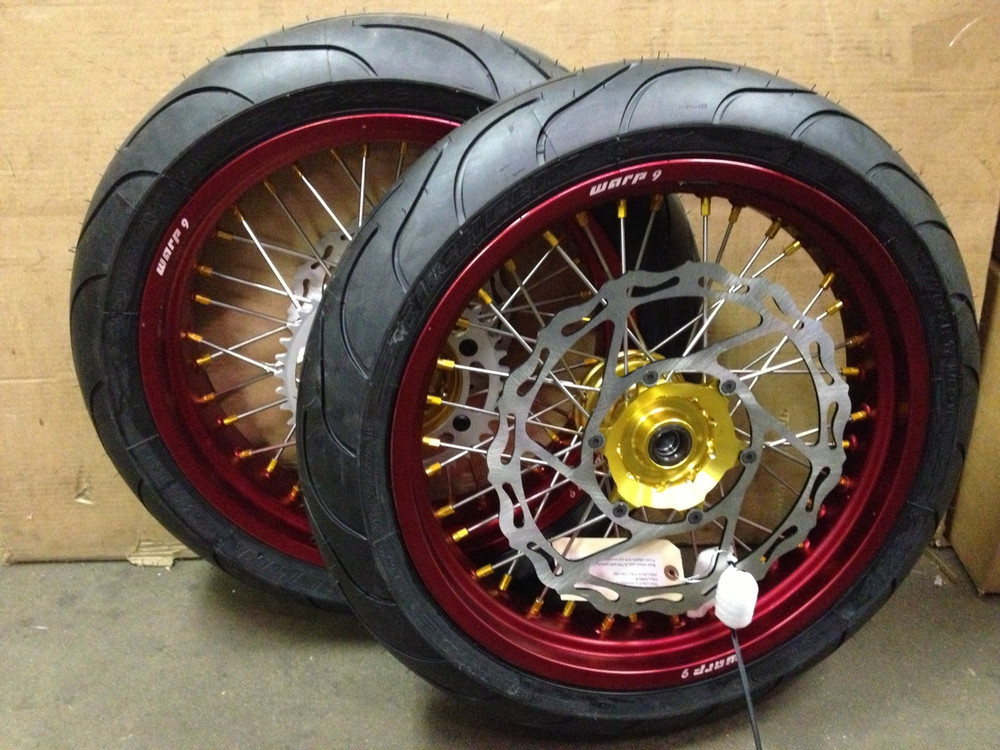 Stark Varg Supermoto Wheels with Tires | Custom Moto Wheels