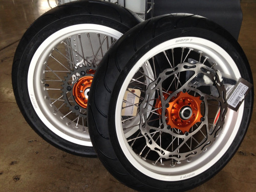 KTM 690 Enduro Supermoto Conversion Wheels