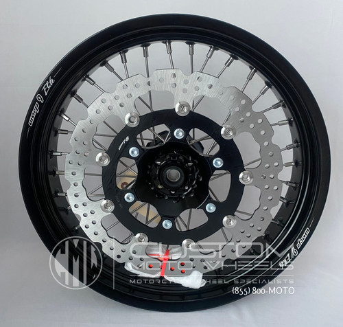 Warp 9 KLR650 Supermoto Wheels