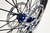 Surron Rear Wheel Blue Hubs Black Spokes