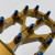 Warp9 Titanium Elite Foot Peg Screws, Set Screw; Burnt Blue
