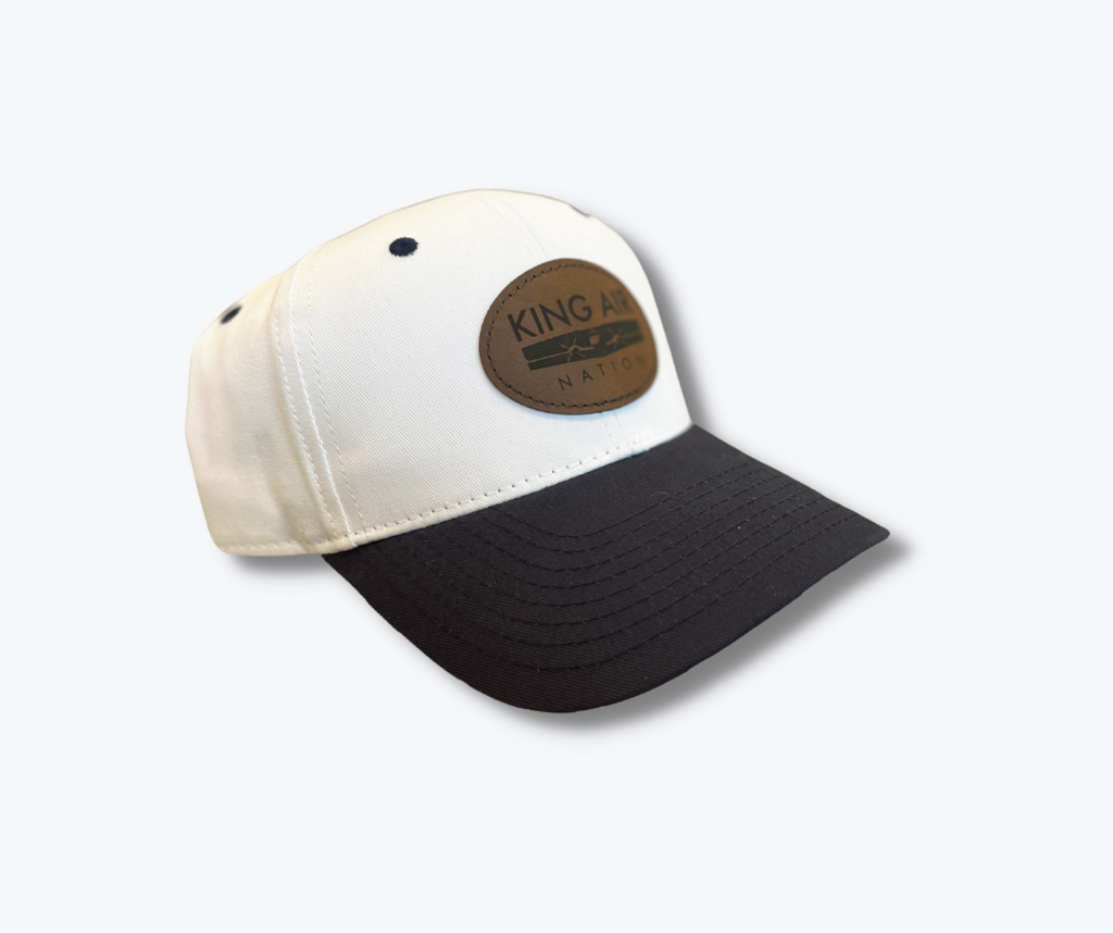 King Air Nation Hat - White & Navy