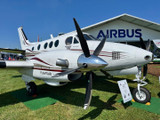 A King Air C90 at the Airbus Tent? It’s Not What You Think