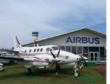 A King Air C90 at the Airbus Tent? It’s Not What You Think A King Air C90 at the Airbus Tent? It’s Not What You Think