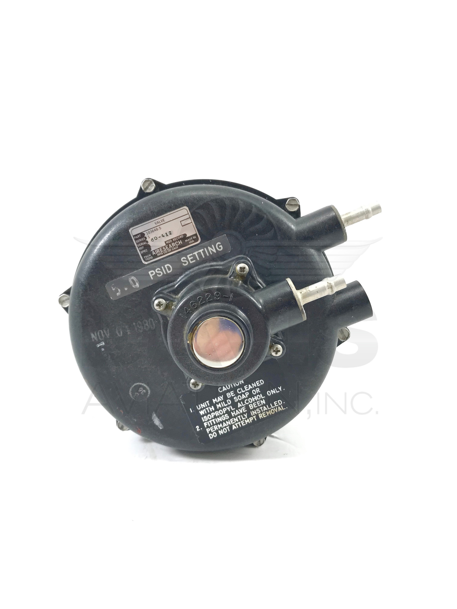 103648-5 | OUTFLOW/SAFETY VALVE | King Air Nation