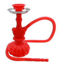 Red Silicone and Portable hookah water vase sale narguile pipes shisha smoking