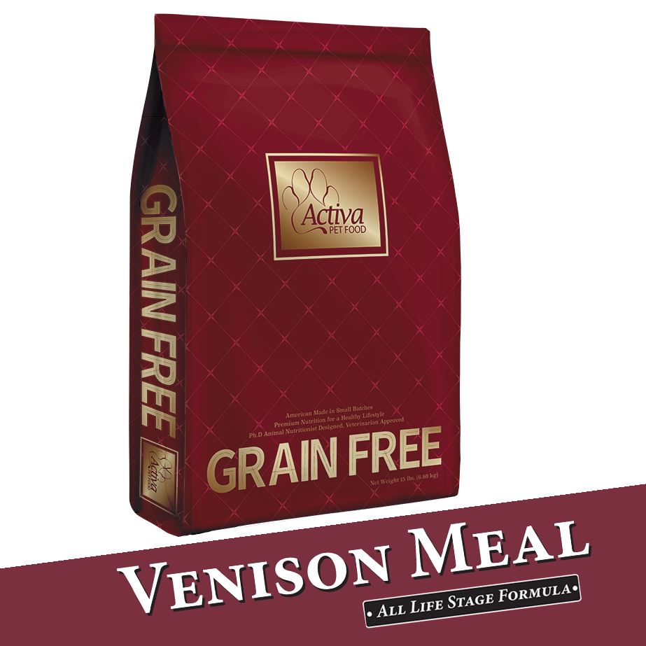 Activa Grain Free Dog Foods - Pill Free Dog Food With Geranium