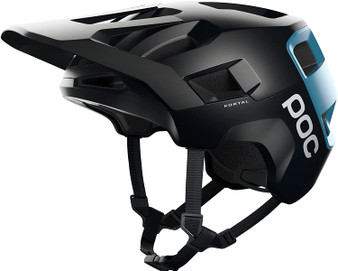 POC Kortal Mountain Bike Helmet Black/Basalt Blue Matte Size Small (51-54)