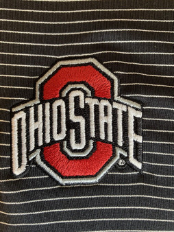 Cutter and Buck Men’s Ohio State Buckeyes Short Sleeve Polo Black Size XLT