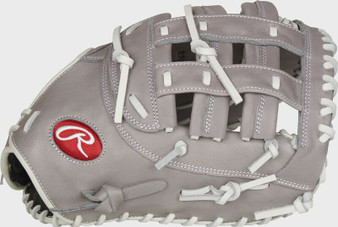 Rawlings R9 12.5" Fast Pitch First Base Glove Grey Right Hand Throw