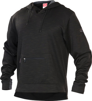 Rawlings Men's Performance Brushed Fleece Hoodie Black