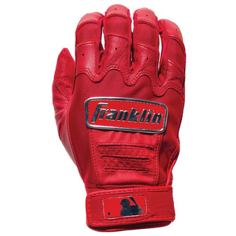 Franklin CFX Pro Youth Batting Gloves Red/Chrome
