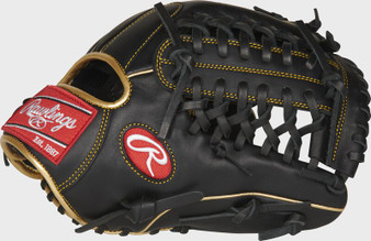 Rawlings R9 Series 11.75-Inch Infield/Pitcher's Glove Black Right Hand Throw