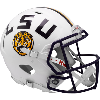 Riddell LSU Tigers Full Size Authentic Helmet White