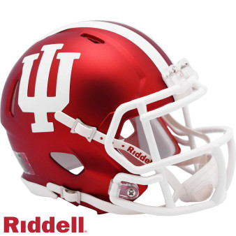 Riddell Speed Indiana Hoosiers Mini Helmet Matte Red
