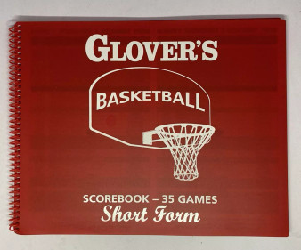 Glover's Short Form 35 Game Basketball Score Book