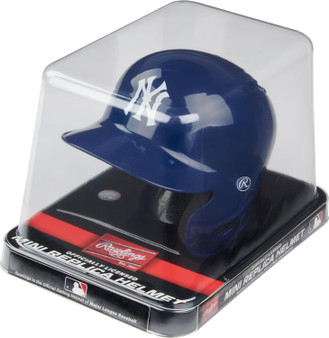 Rawlings New York Yankees Single Ear Flap Mini Helmet Blue