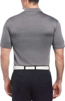 Callaway Men's Solid Opti-dri Short Sleeve Golf Polo Shirt Gray