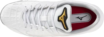 Mizuno Pro FP Women's TPU Softball Cleats White Silver