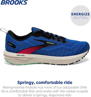 Brooks Revel 6 Men's Running Shoes Victoria Blue/Black Size 9