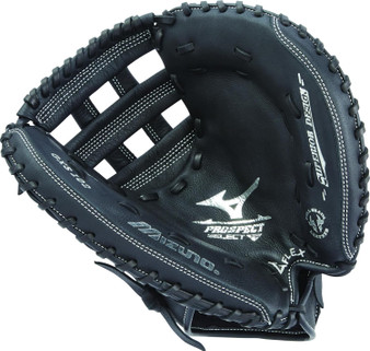 Mizuno Prospect Youth (11-13) 32.5" Fast Pitch Catcher's Glove Black