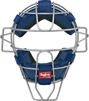 Rawlings Lightweight Umpire/Catcher Face Mask Navy Blue/Black/Silver