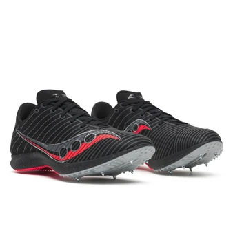 Saucony Men's Velocity MP Mid Distance Track Shoes Black/Vizired