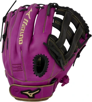 Mizuno MVP Prime 12" Fastpitch Softball Glove Purple Black Right Hand Throw