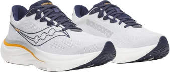 Saucony Ride 19 Men's Running Shoes White Navy